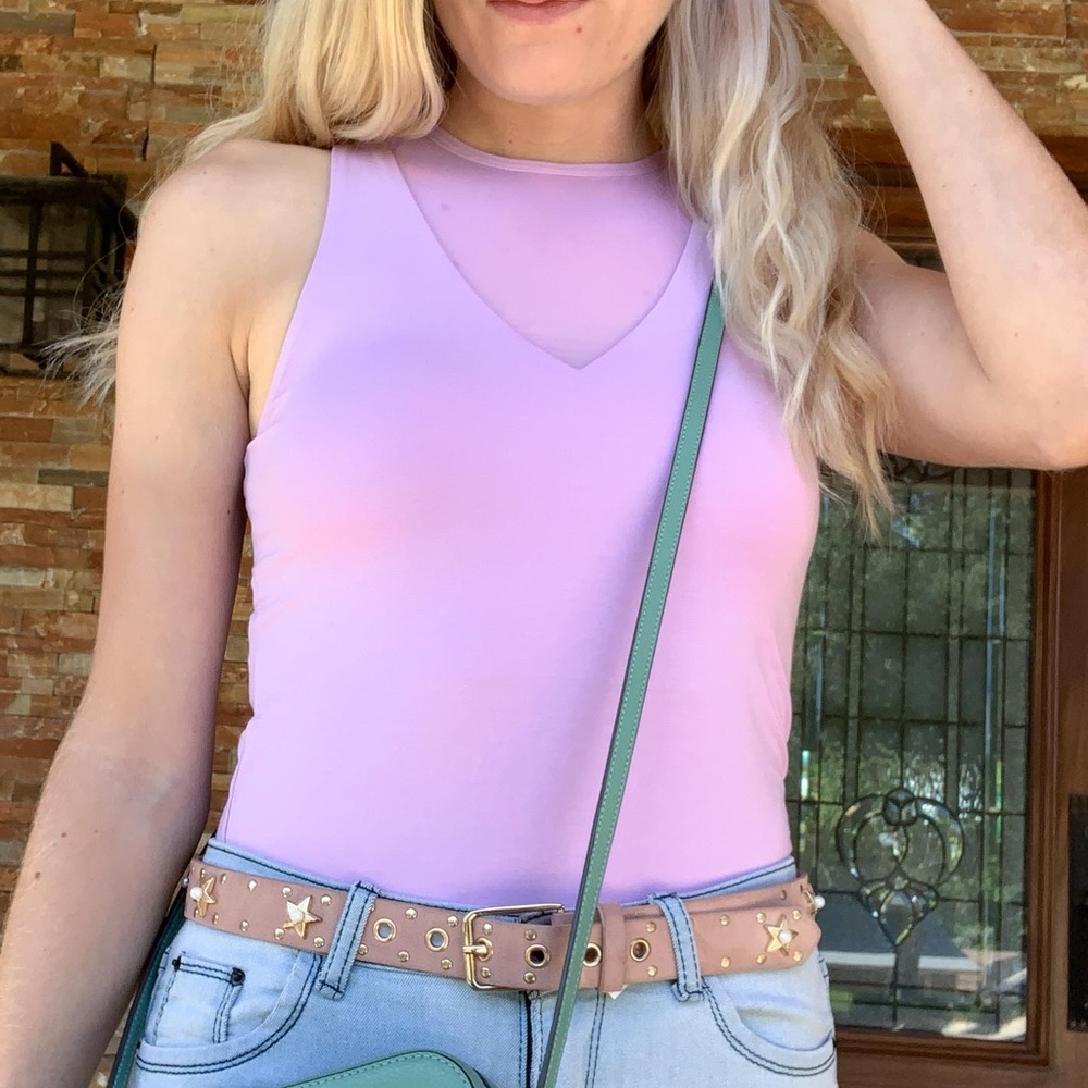 High Neck, Mesh V Neck Full Length Brami from Klassy Shop